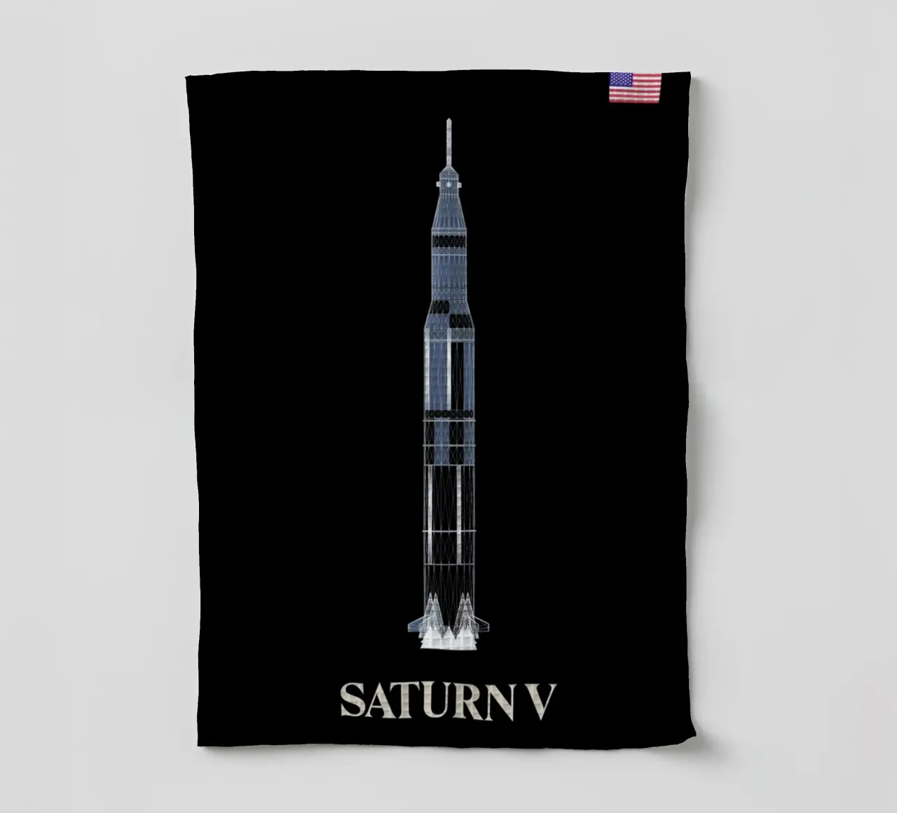 Saturn V canovaccio da cucina da Marc Schulthess