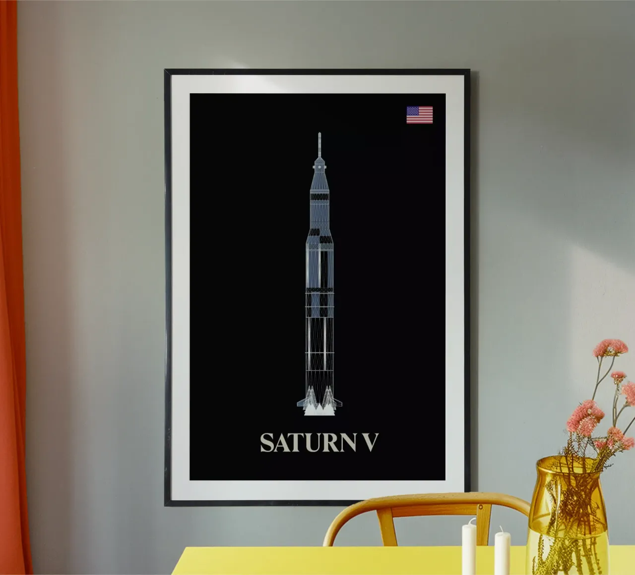 Saturn V poster da Marc Schulthess