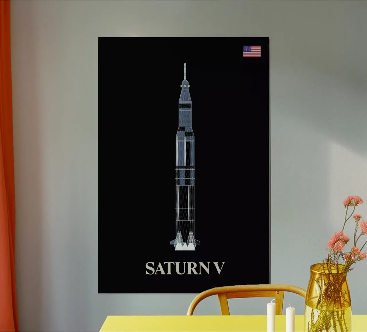 Saturn V poster da Marc Schulthess