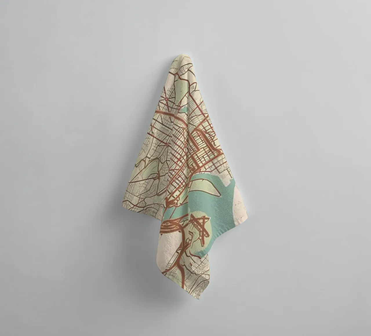 Washington DC towel by Jacob W MICKELSON