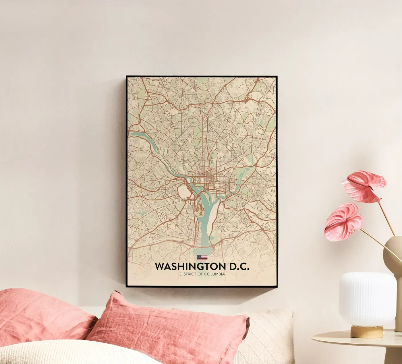 Washington DC acryl van Jacob W MICKELSON