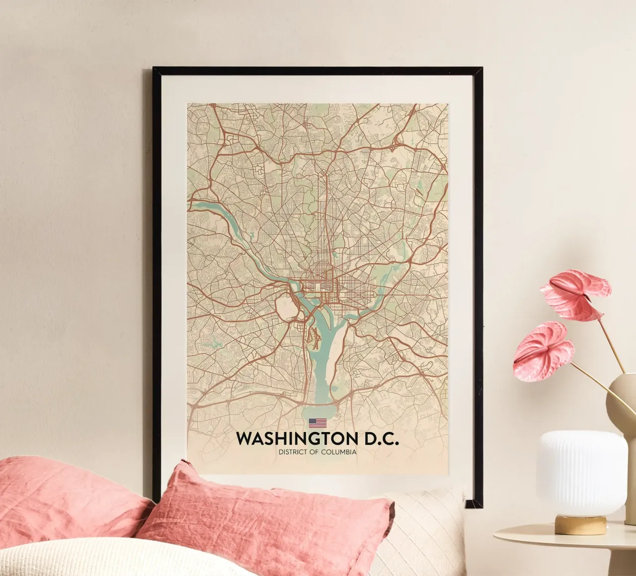 Washington DC poster da Jacob W MICKELSON