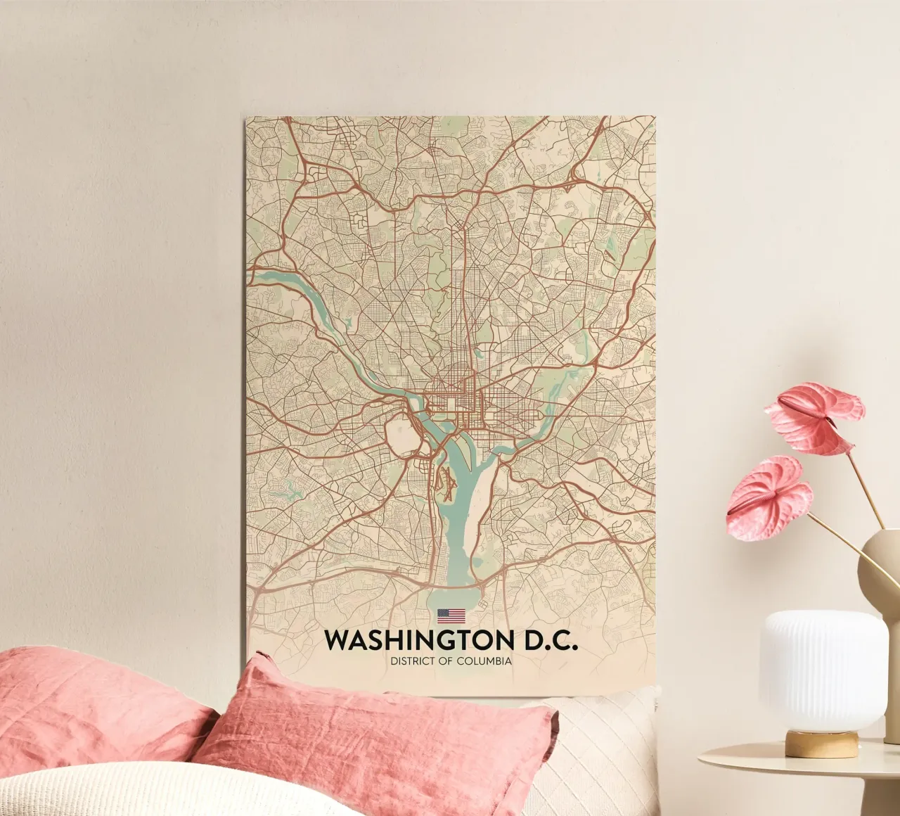 Washington DC poster da Jacob W MICKELSON