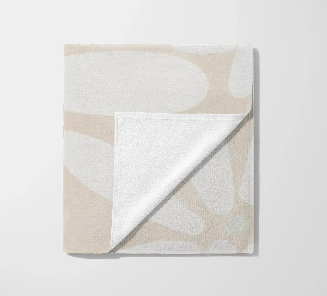 Botanical Abstract Minimalist Boho Neutral light color beach towel by This Wild Soul - Illustration