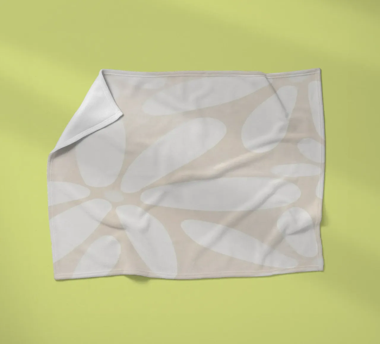 Botanical Abstract Minimalist Boho Neutral light color fleece blanket by This Wild Soul - Illustration