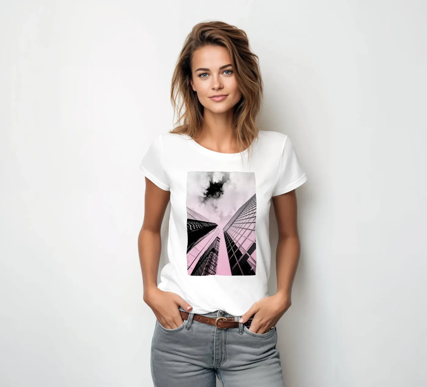 Skyscraper t-shirt da donna da Nordic Creators