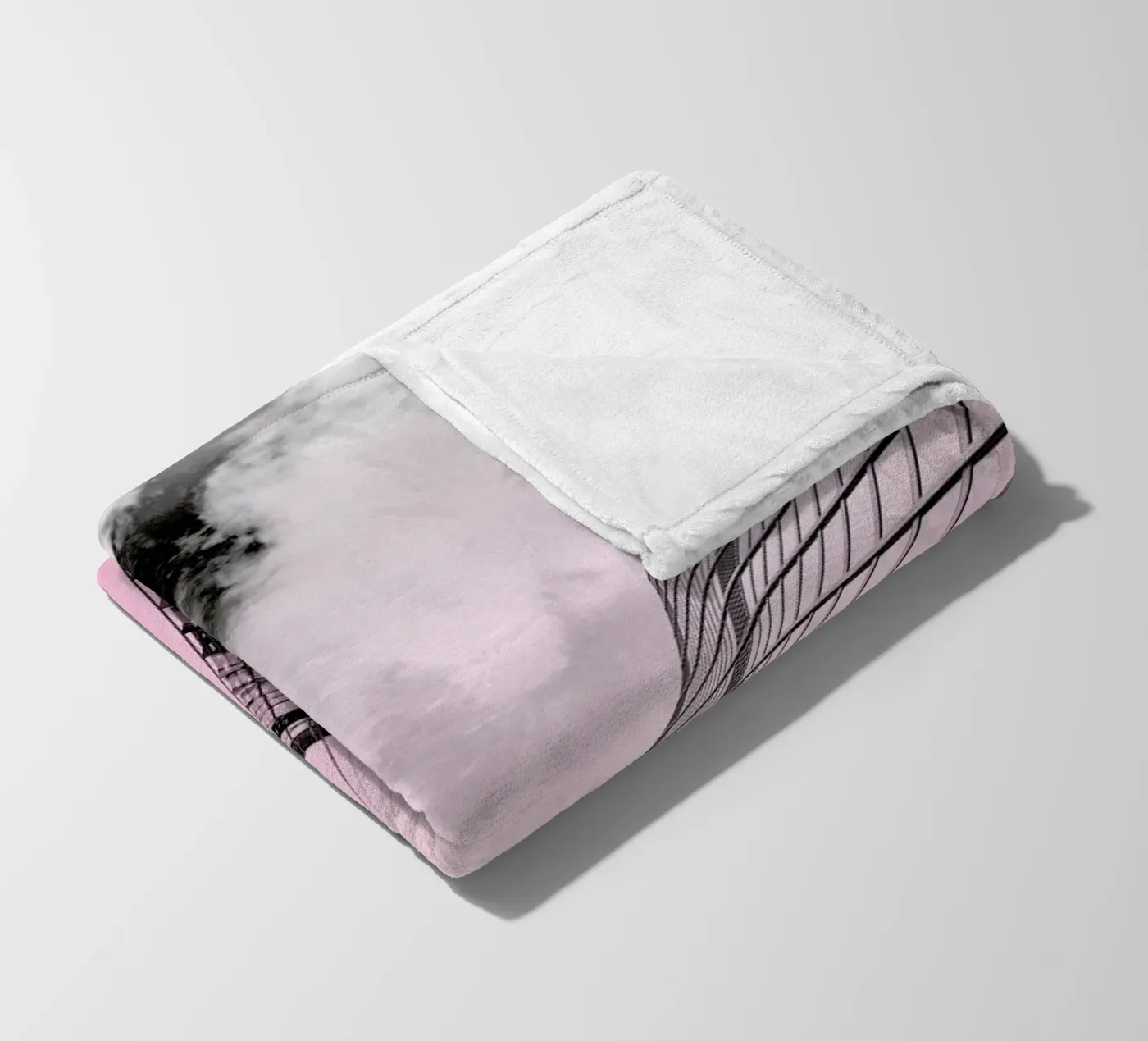 Skyscraper Fleecedecke von Nordic Creators