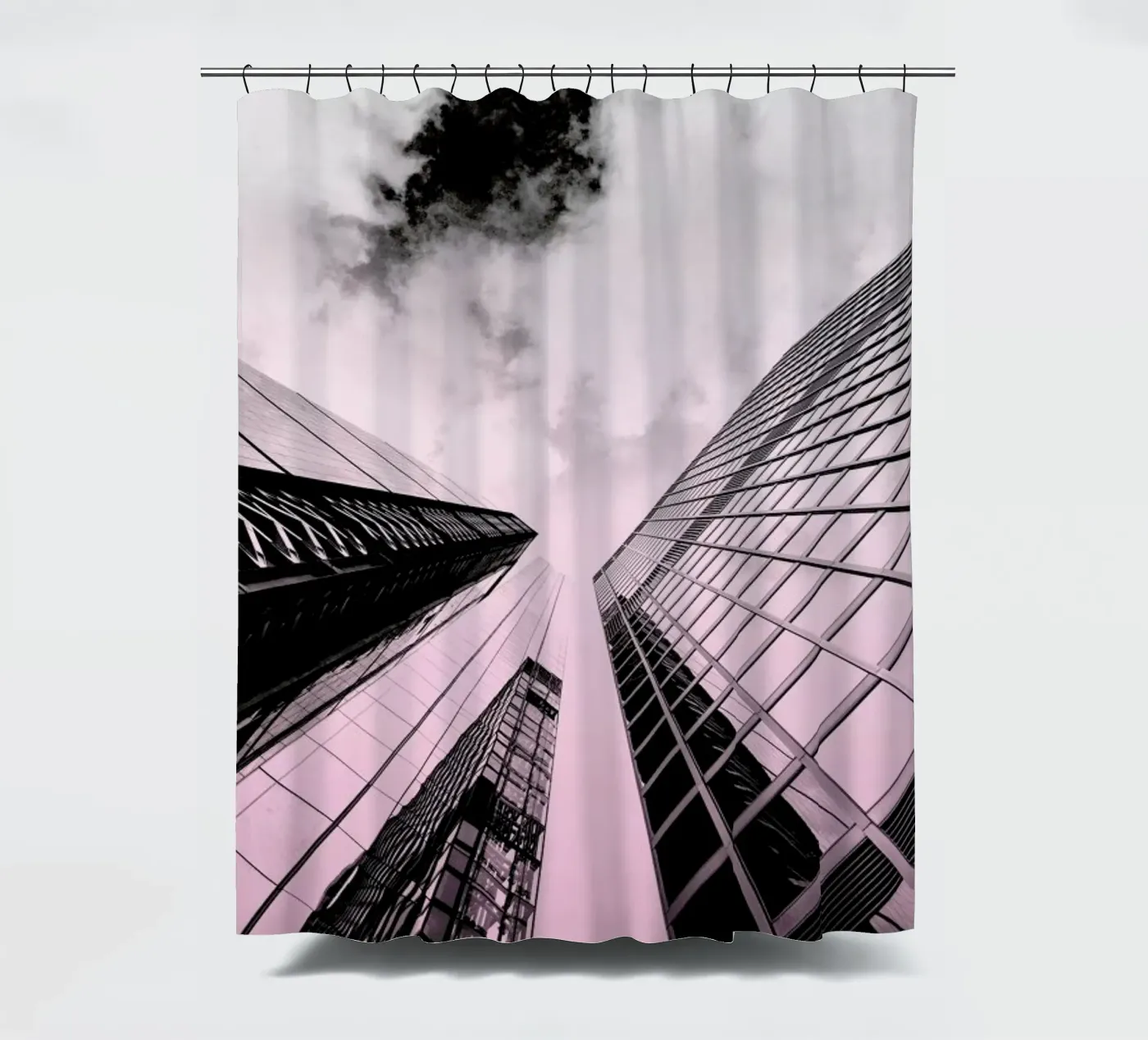 Skyscraper Duschvorhang von Nordic Creators