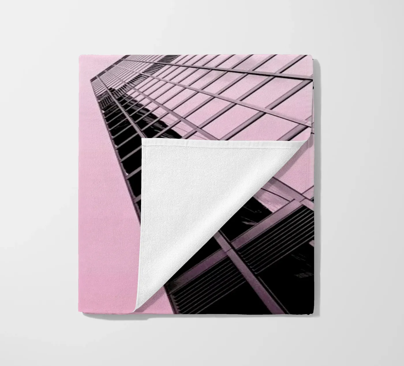 Skyscraper beach towel by Nordic Creators