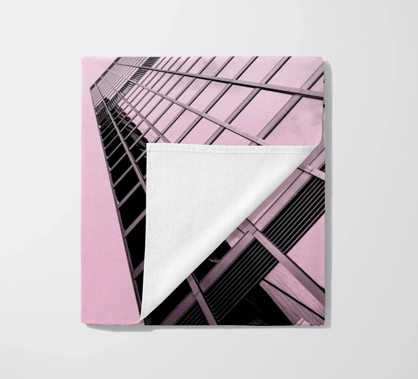 Skyscraper beach towel by Nordic Creators