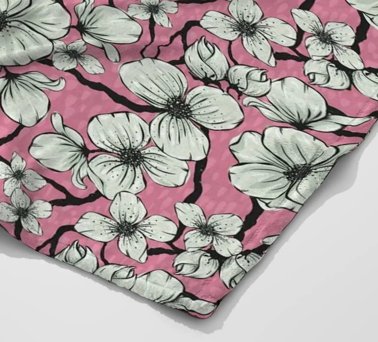 Springtime fleece blanket by Stella-Illustrations