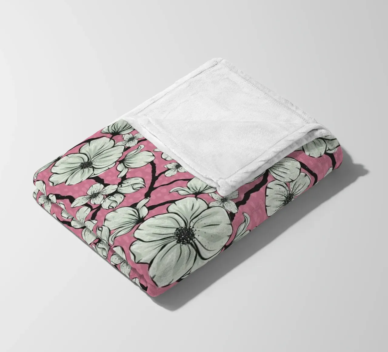 Springtime fleece blanket by Stella-Illustrations