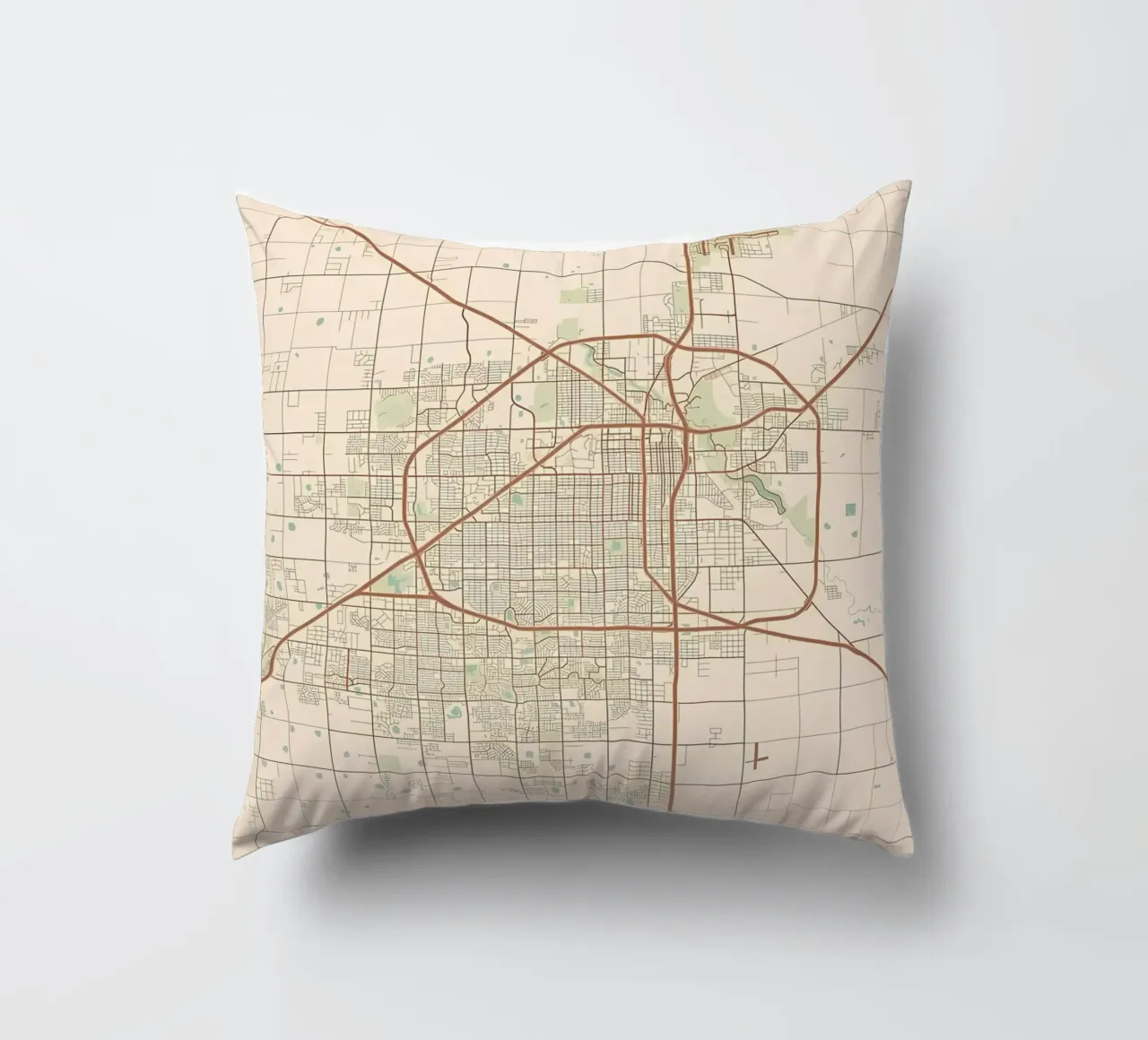 Lubbock TX cuscino da Jacob W MICKELSON