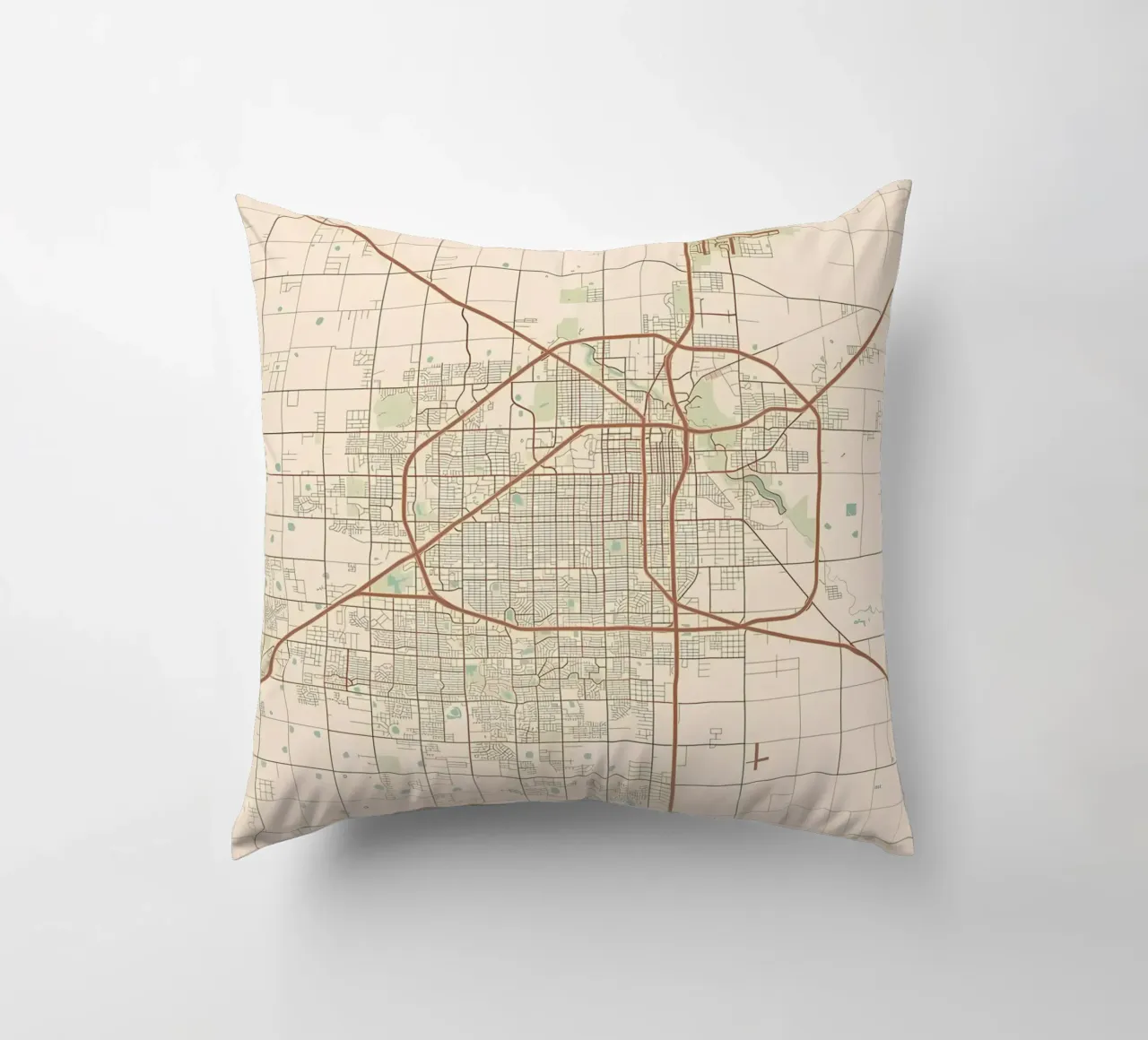 Lubbock TX cuscino da Jacob W MICKELSON