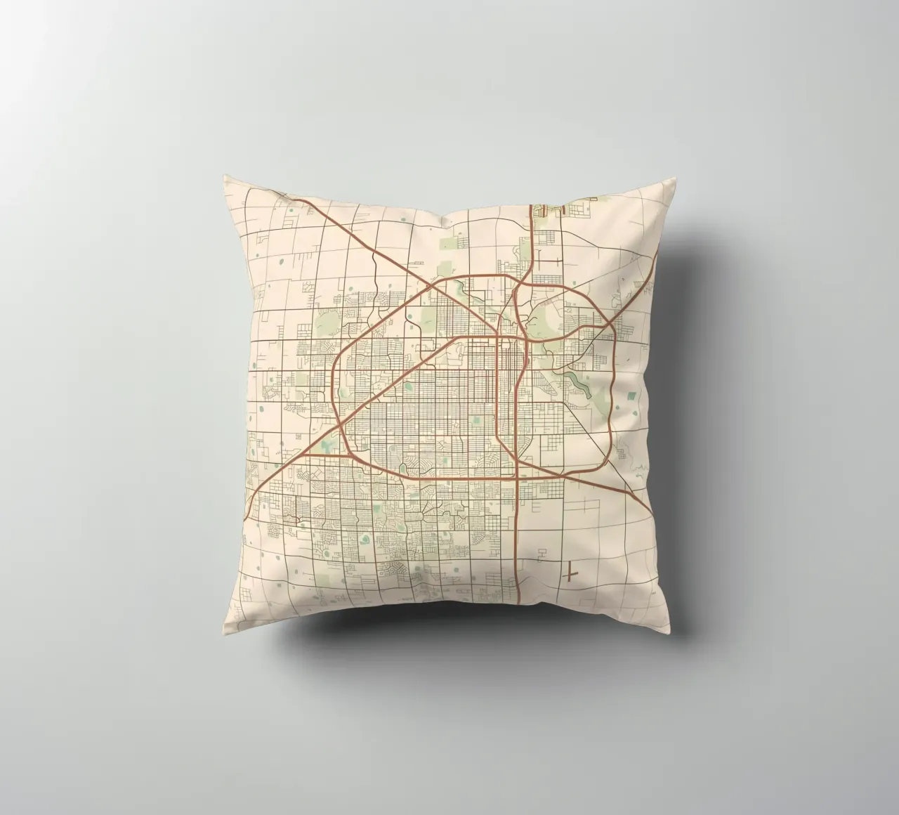 Lubbock TX cuscino da Jacob W MICKELSON