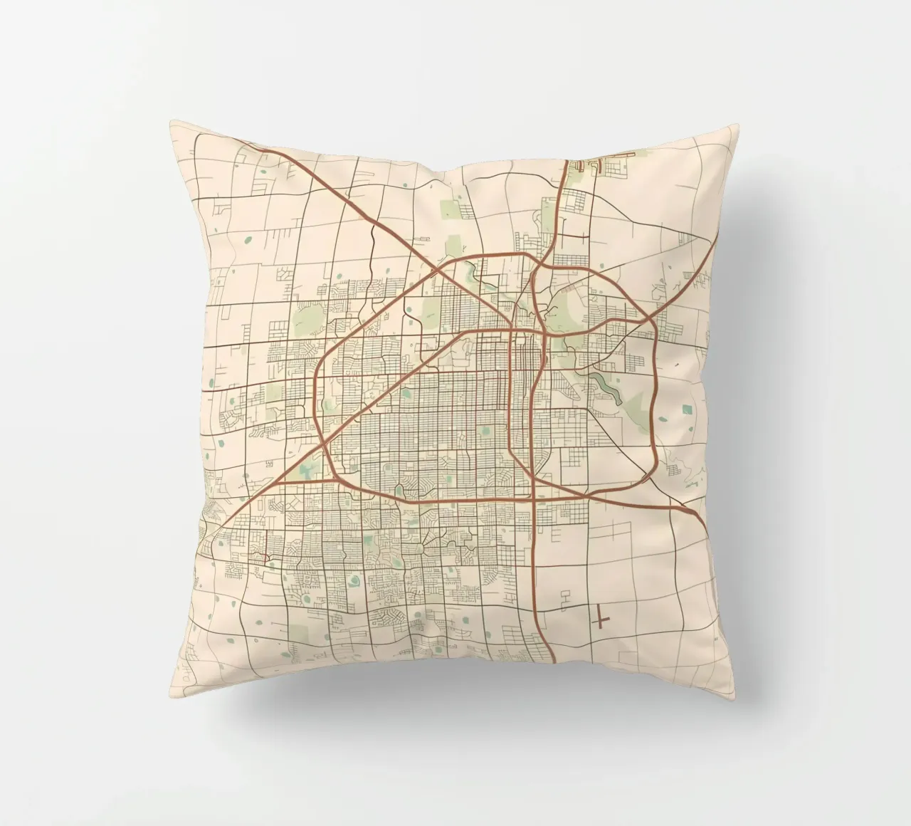 Lubbock TX cuscino da Jacob W MICKELSON