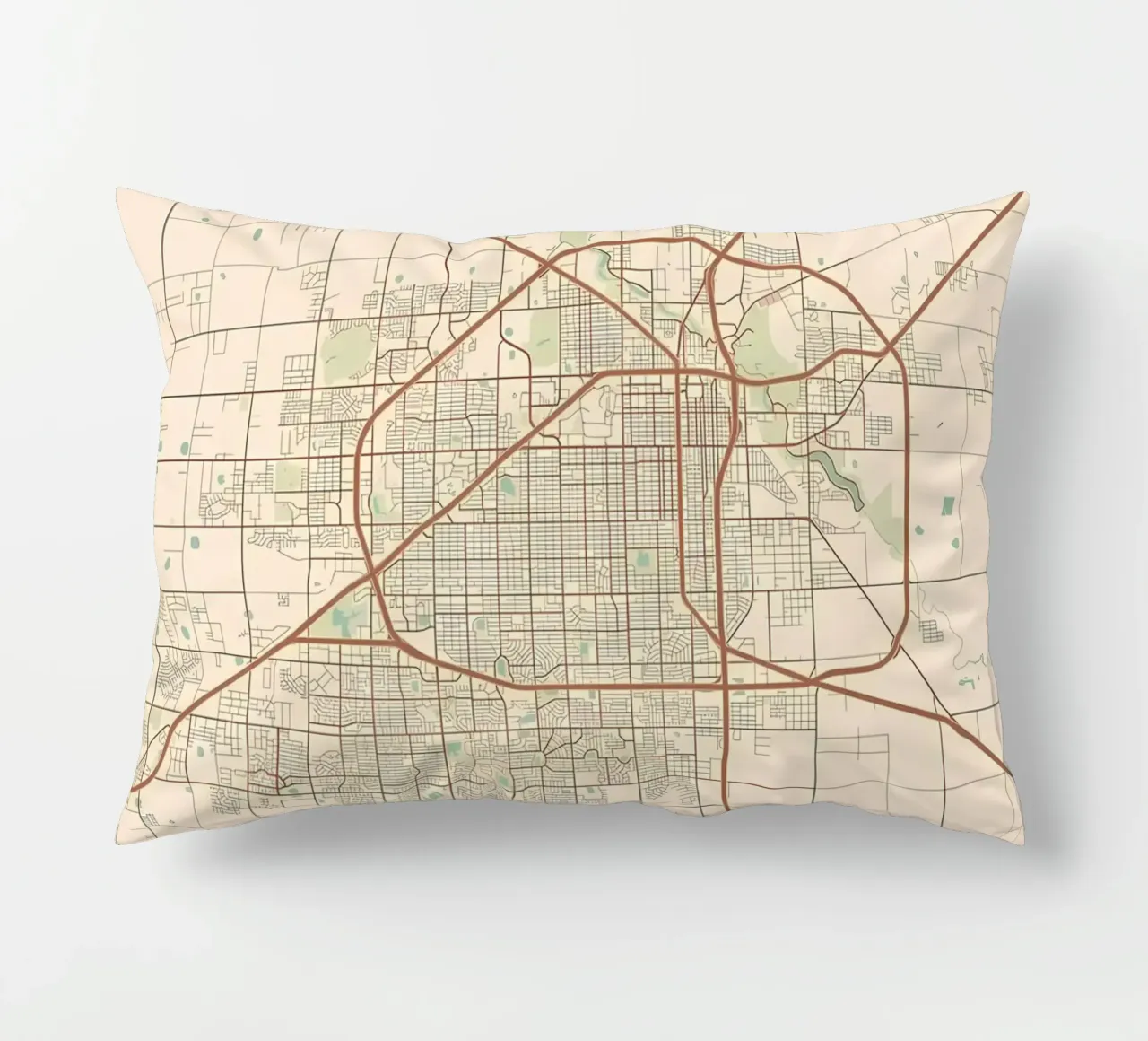 Lubbock TX cuscino da Jacob W MICKELSON