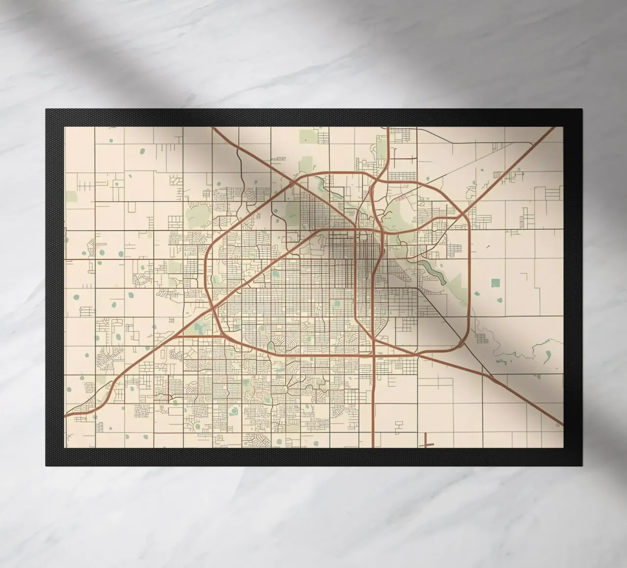 Lubbock TX deurmat van Jacob W MICKELSON