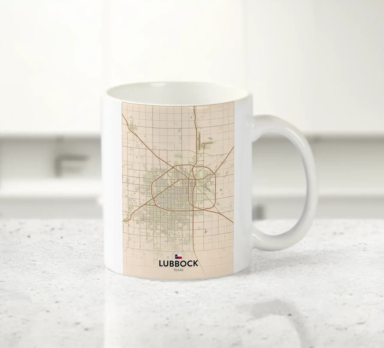 Lubbock TX tazza in ceramica da Jacob W MICKELSON