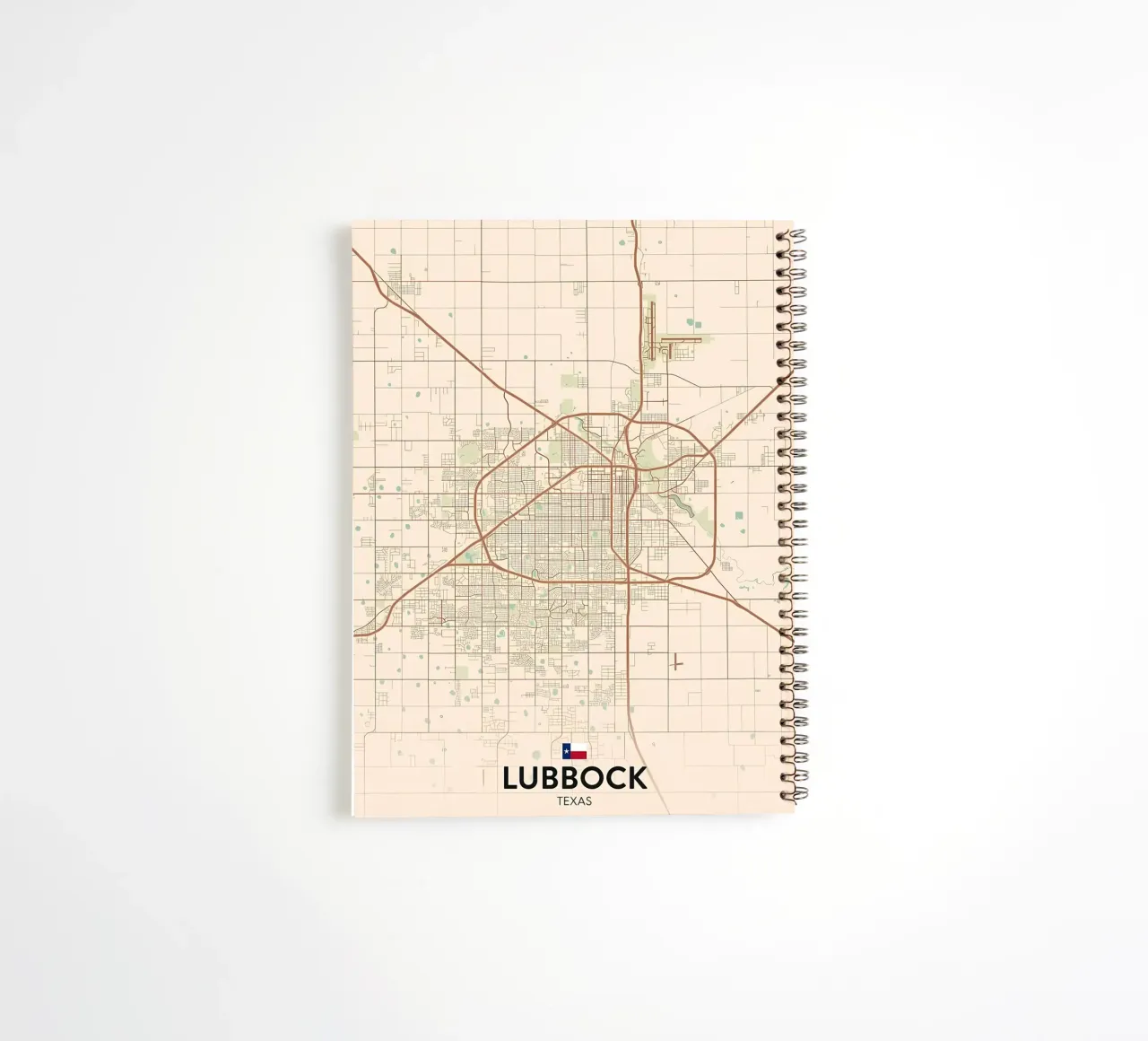 Lubbock TX spiral notebook by Jacob W MICKELSON