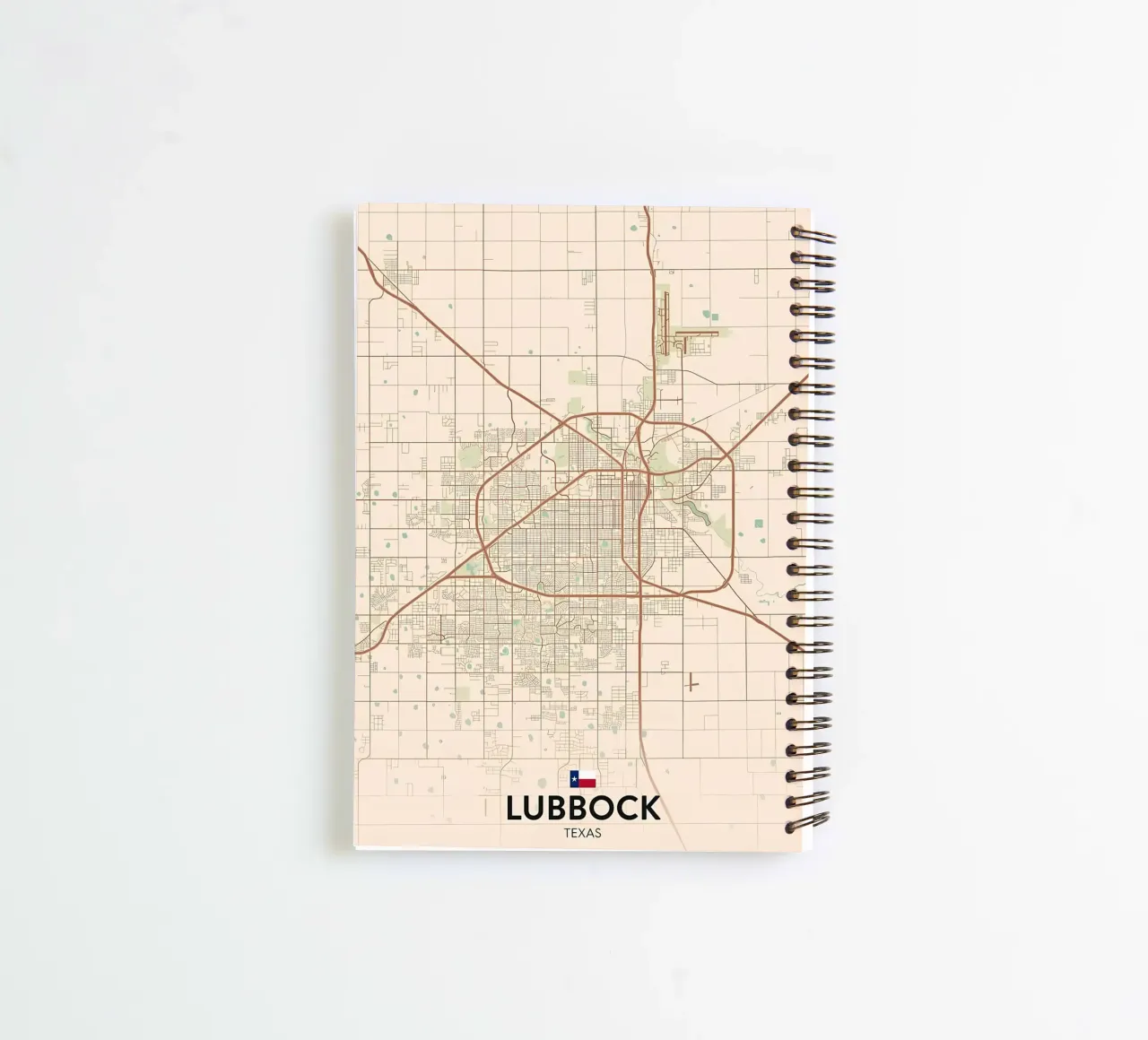Lubbock TX spiral notebook by Jacob W MICKELSON