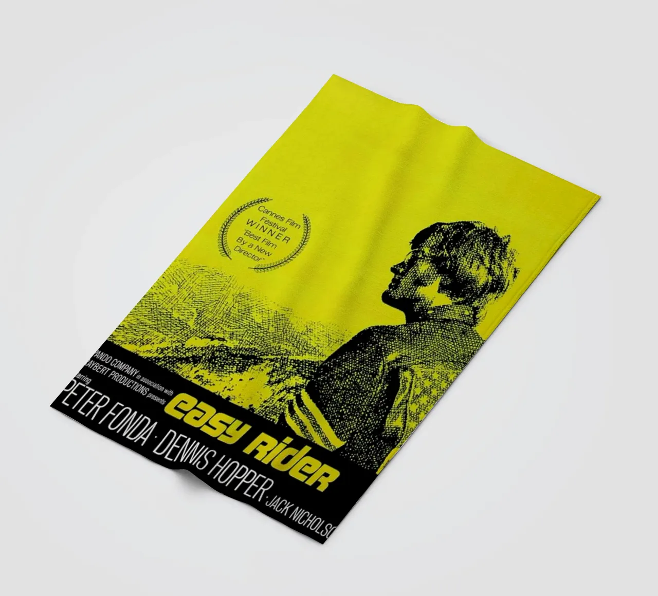 ‘Easy Rider’ Retro Movie Poster coperta in pile da Gallery Print and Art Limited