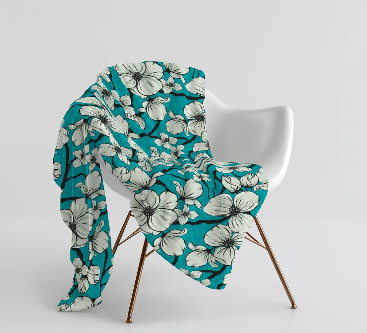 Springtime fleece blanket by Stella-Illustrations