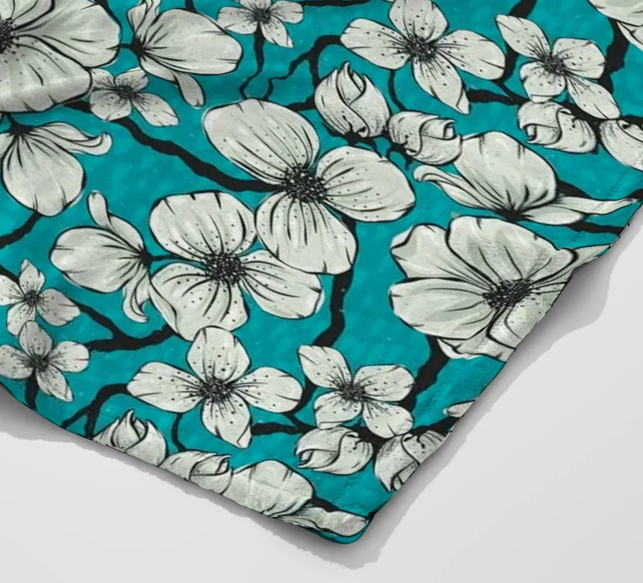 Springtime fleece blanket by Stella-Illustrations