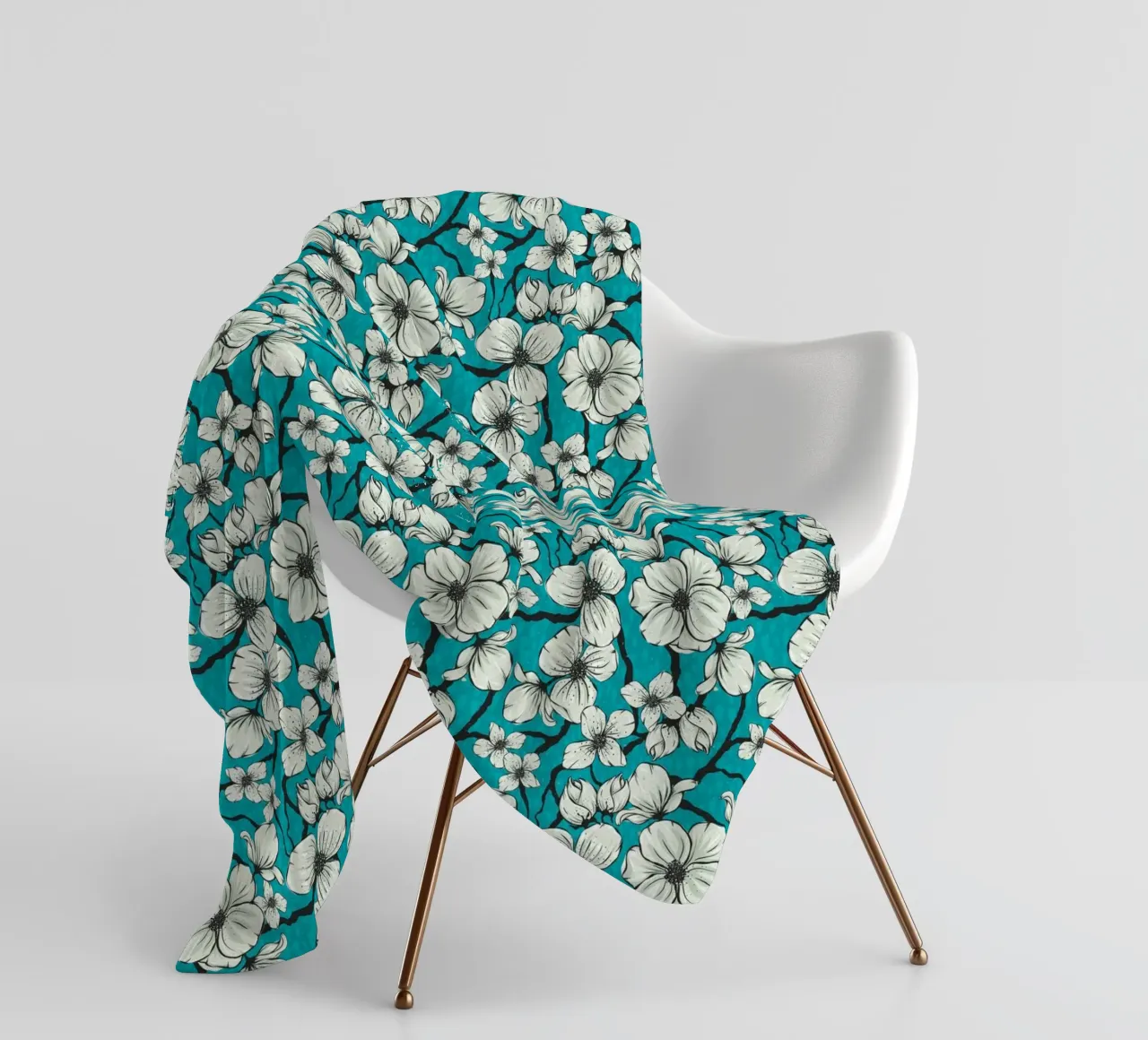 Springtime fleece blanket by Stella-Illustrations