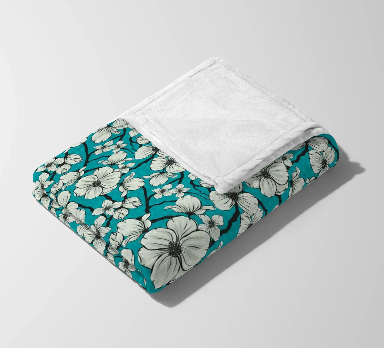 Springtime fleece blanket by Stella-Illustrations