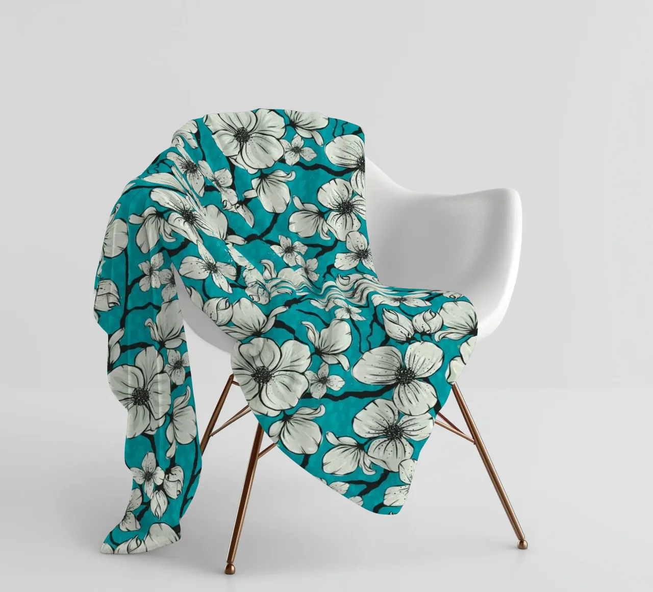 Springtime fleece blanket by Stella-Illustrations