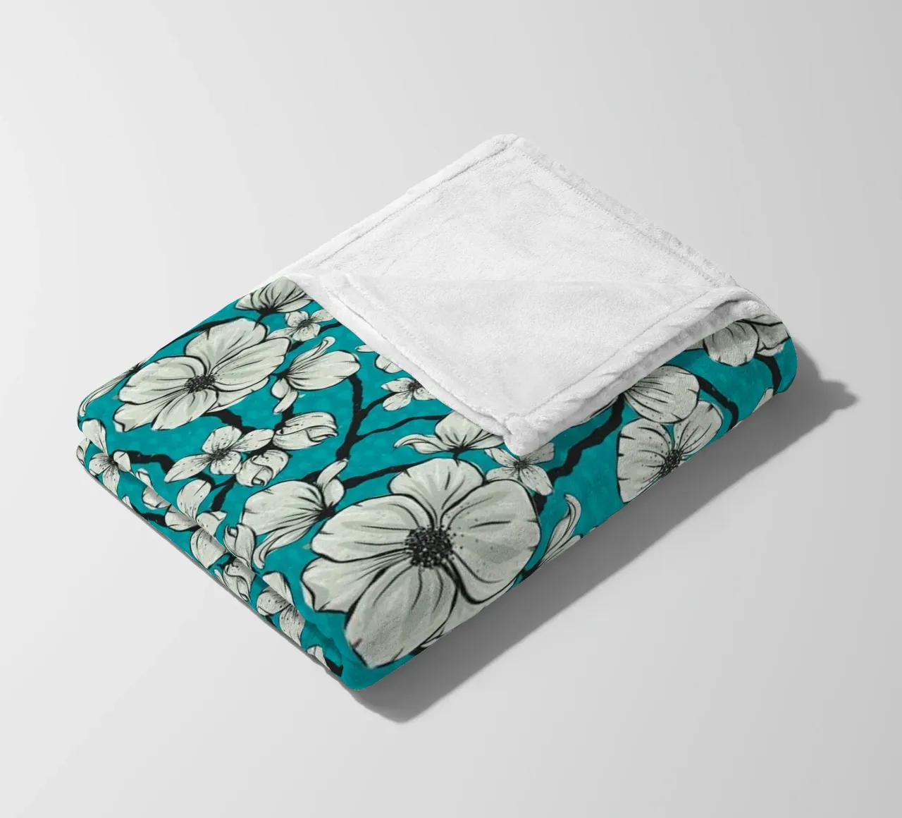 Springtime fleece blanket by Stella-Illustrations