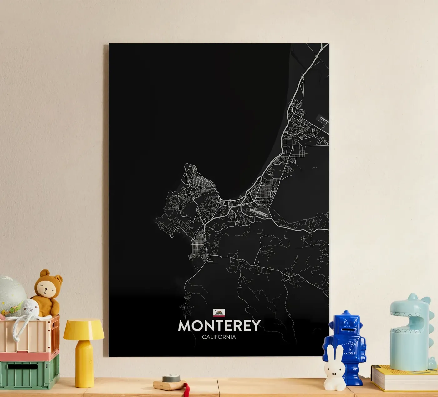 Monterey CA acryl van Jacob W MICKELSON