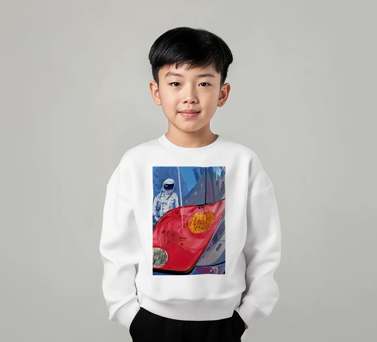 Reflection kids sweatshirt by Scott Listfield