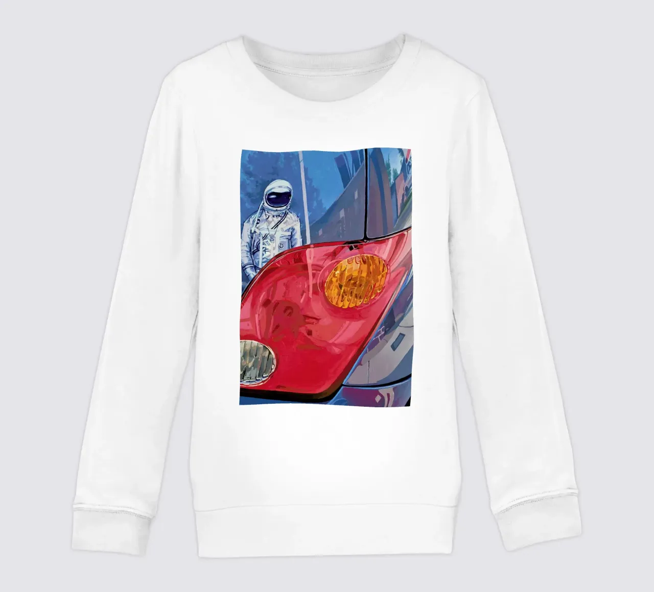 Reflection kids sweatshirt by Scott Listfield