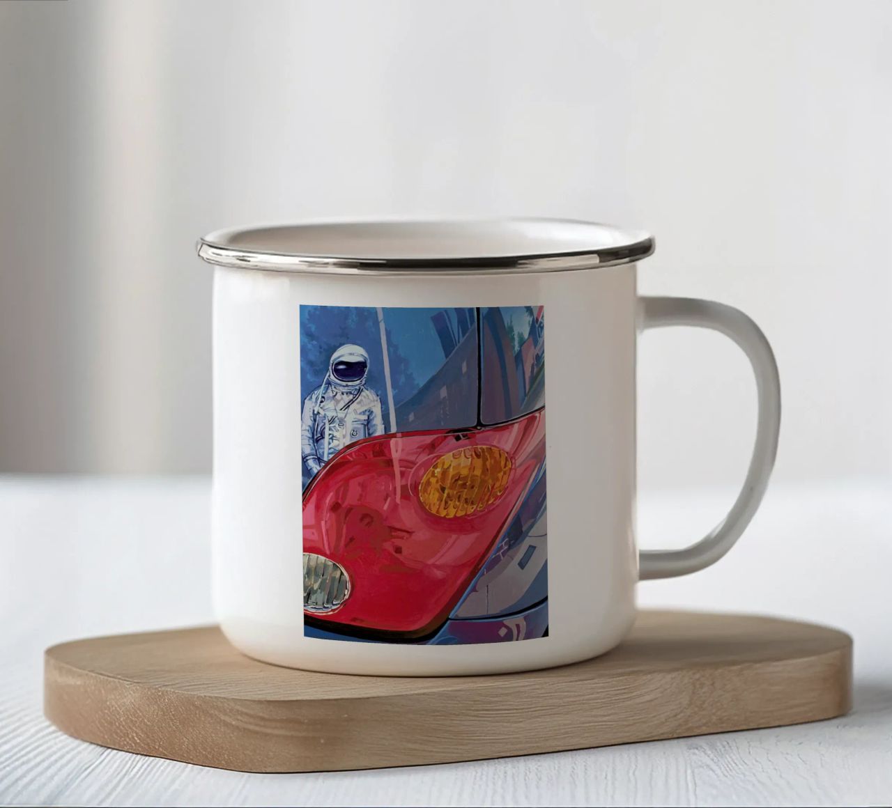 Reflection tazza in smalto da Scott Listfield