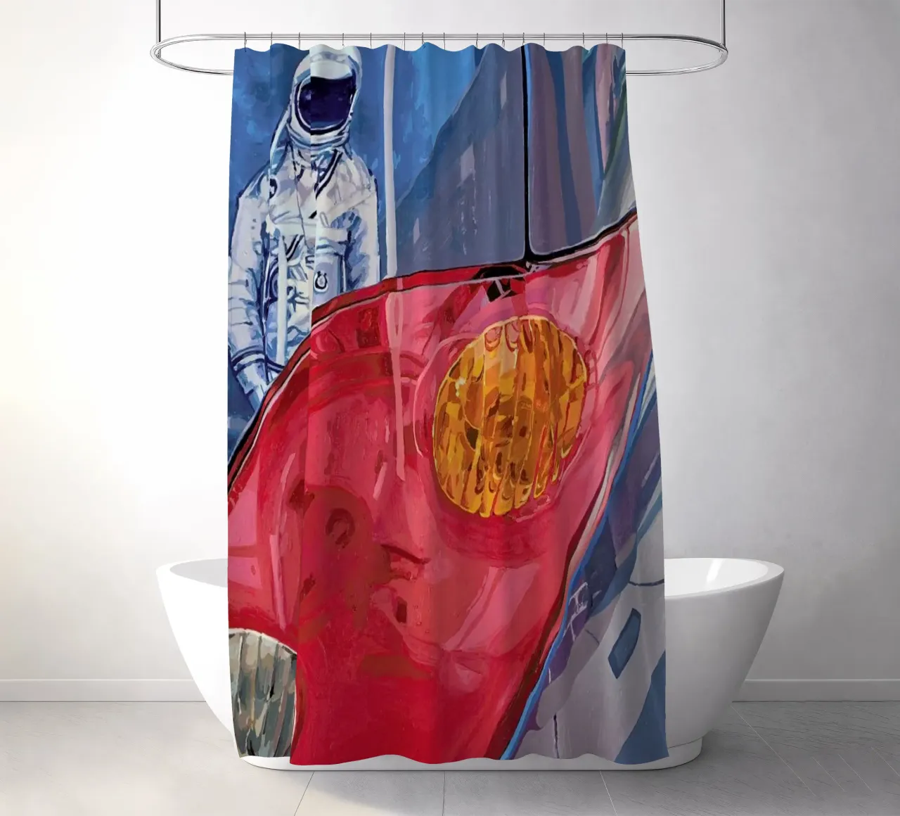 Reflection Duschvorhang von Scott Listfield