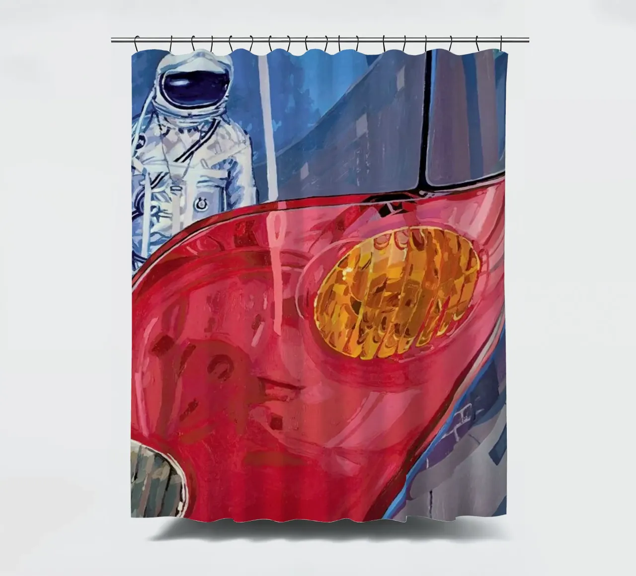 Reflection Duschvorhang von Scott Listfield