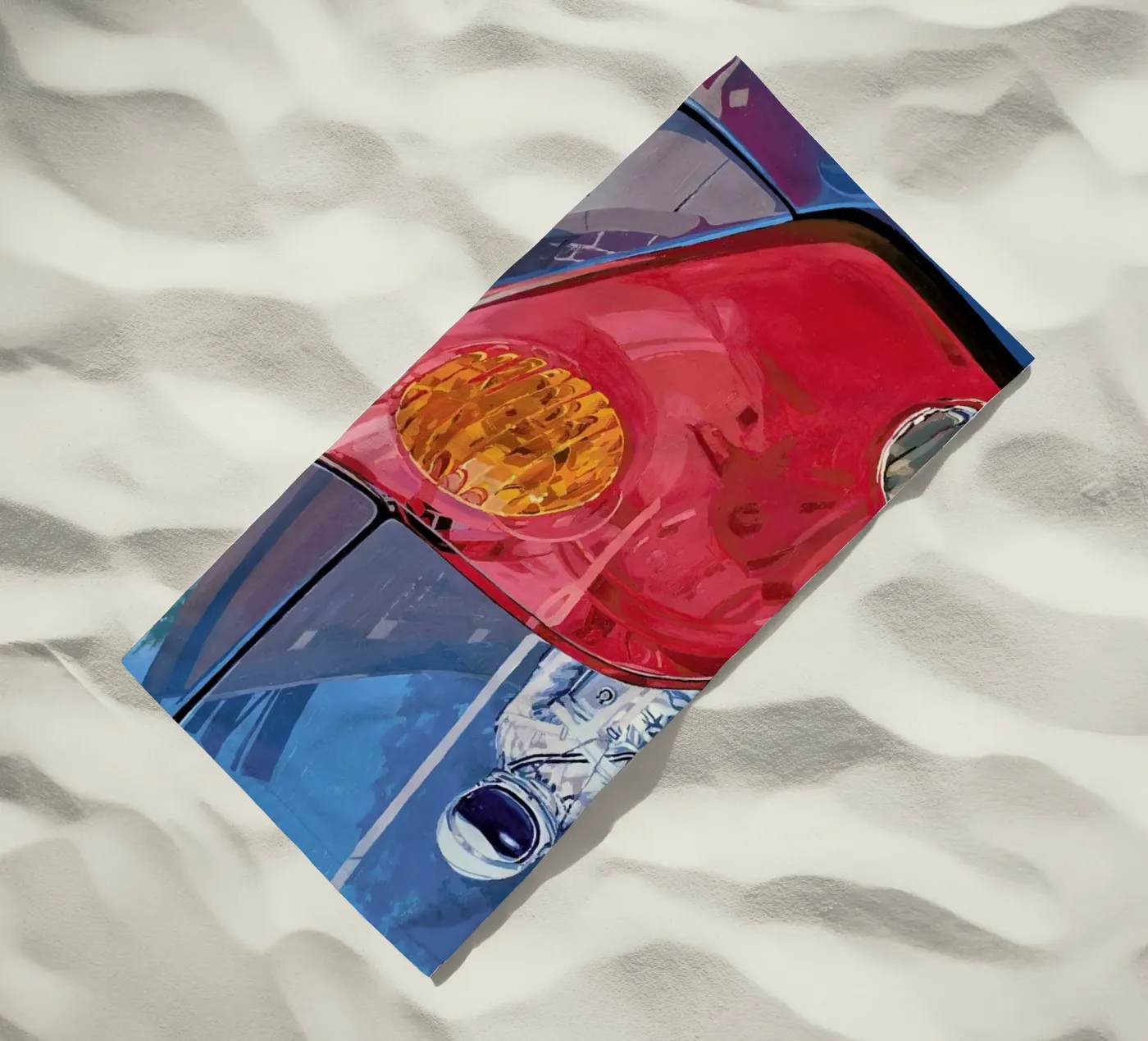 Reflection Strandtuch von Scott Listfield