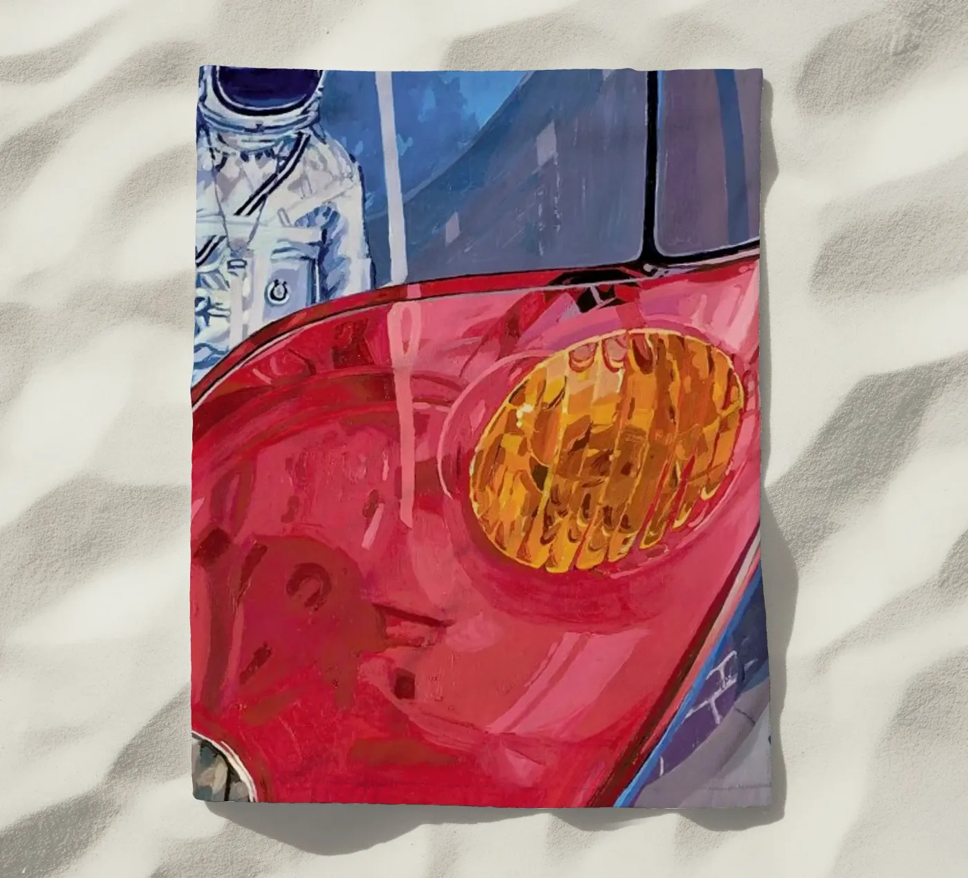 Reflection Strandtuch von Scott Listfield