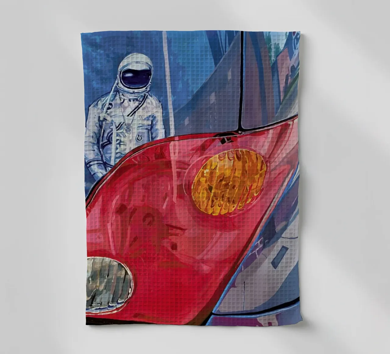 Reflection tea towel by Scott Listfield