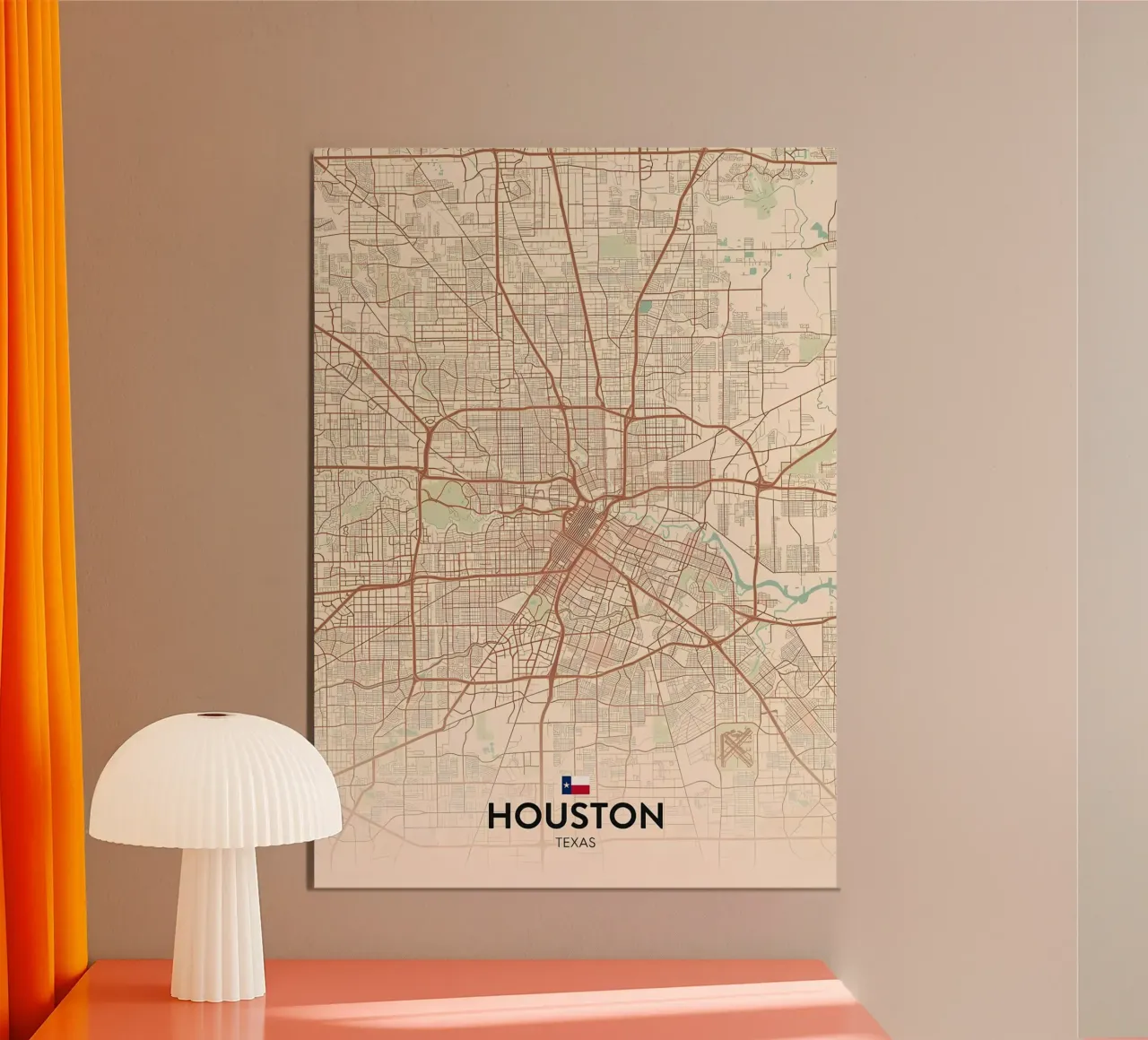 Houston TX poster da Jacob W MICKELSON