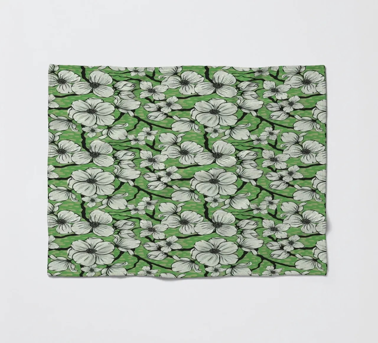 Springtime fleece blanket by Stella-Illustrations
