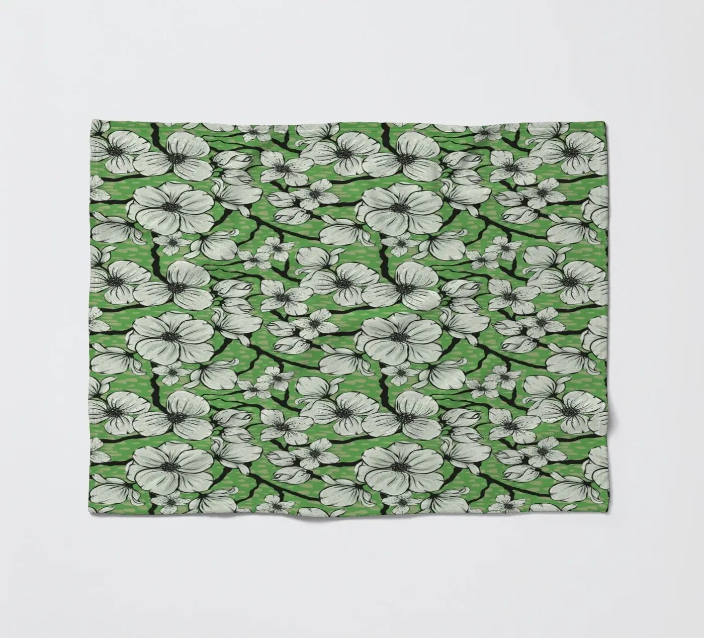 Springtime fleece blanket by Stella-Illustrations