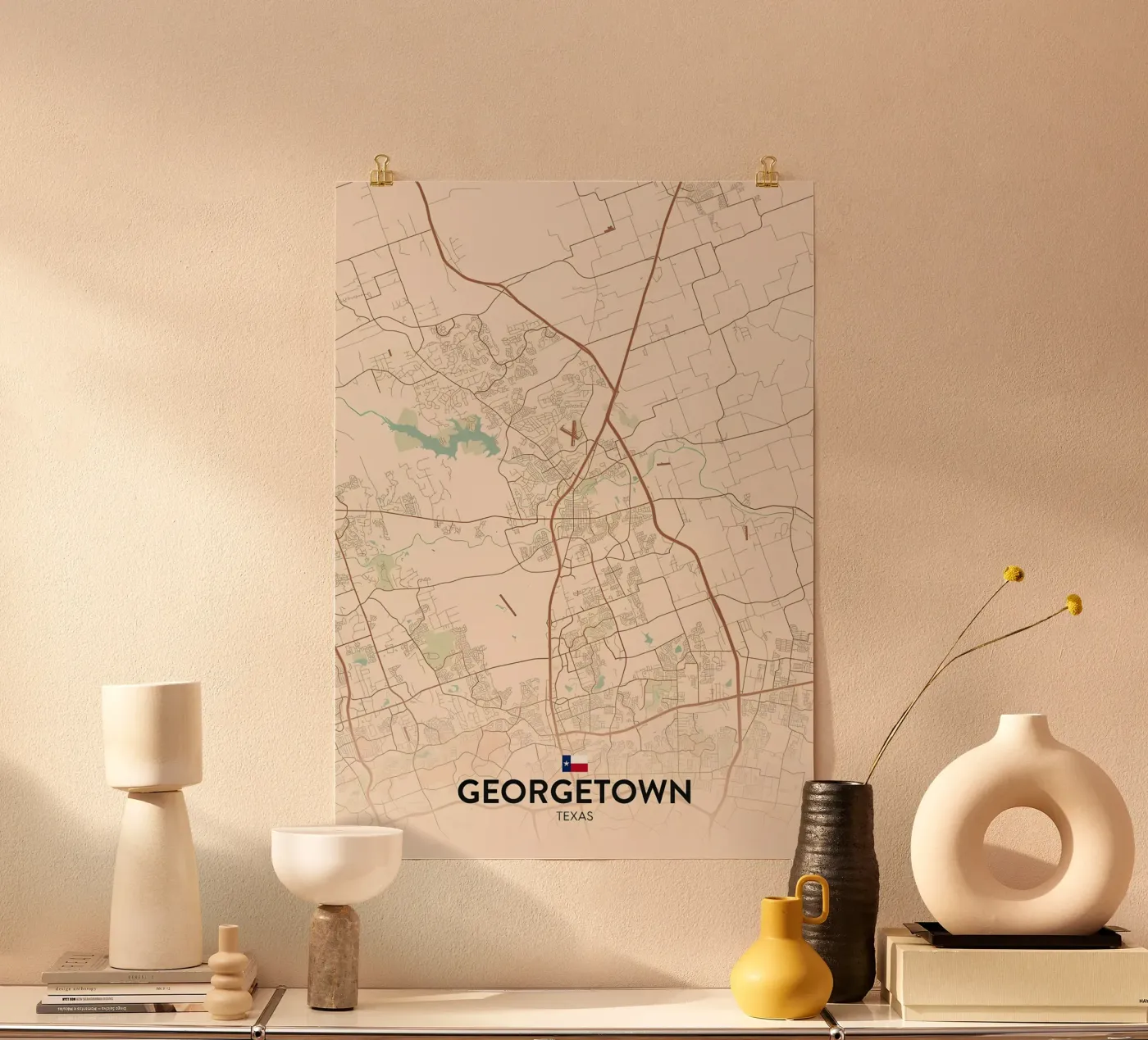 Georgetown TX poster van Jacob W MICKELSON