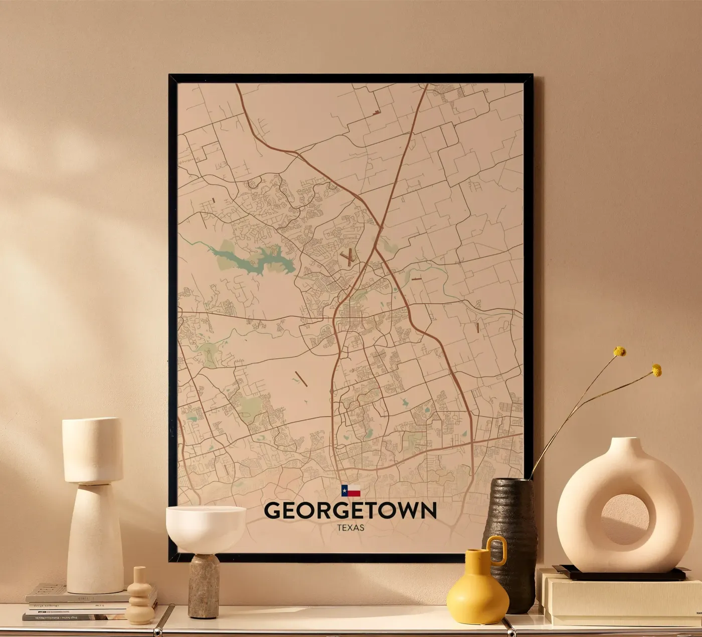 Georgetown TX poster van Jacob W MICKELSON