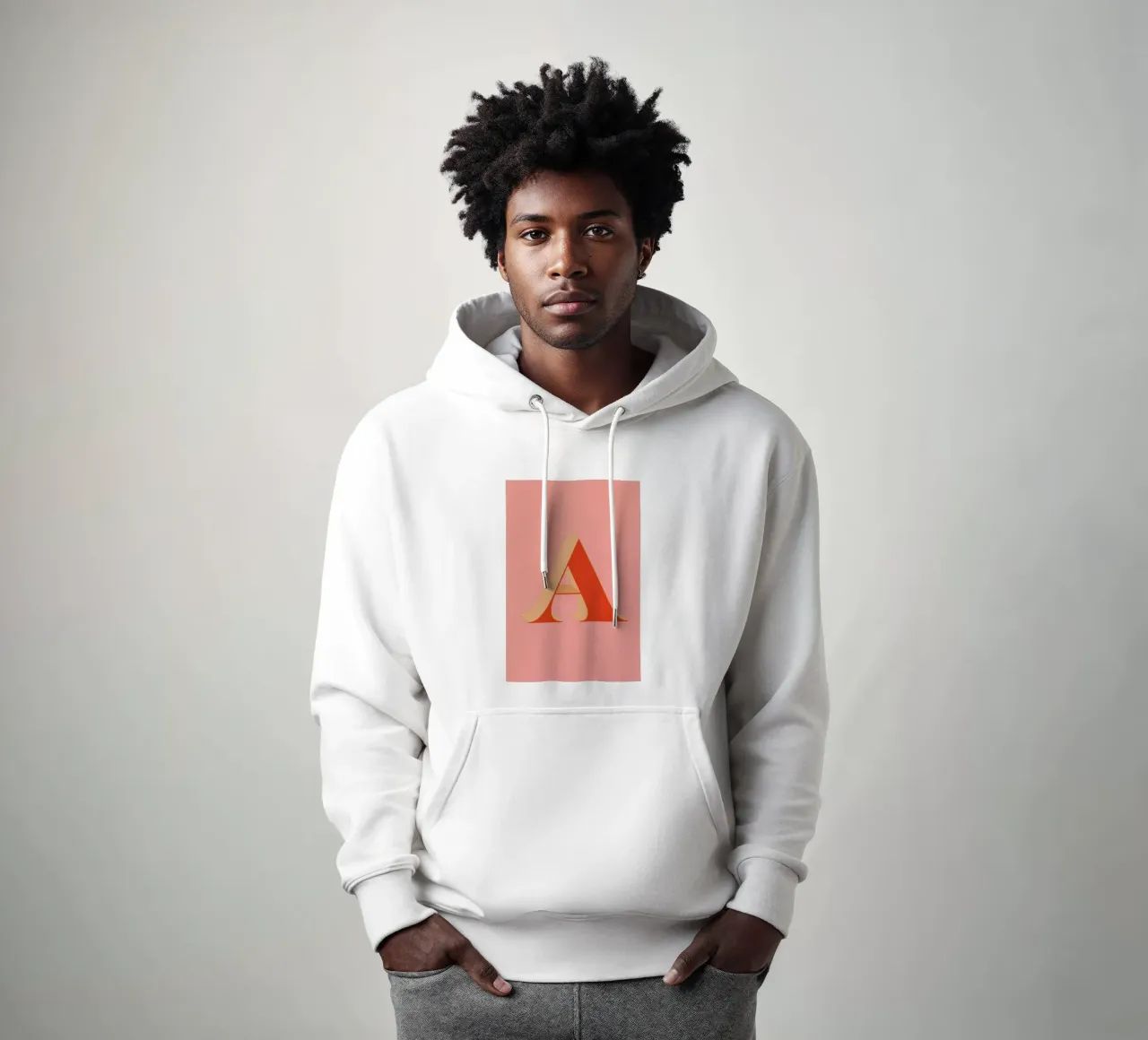 Red A sudadera con capucha de daylight design studio