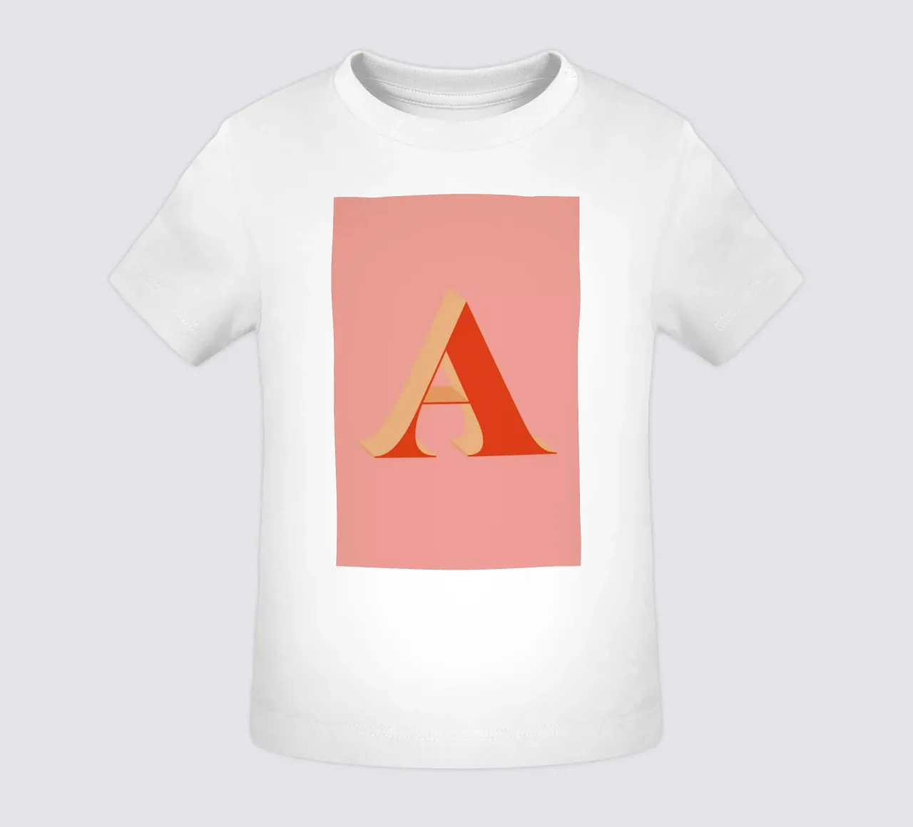 Red A maglietta neonato da daylight design studio