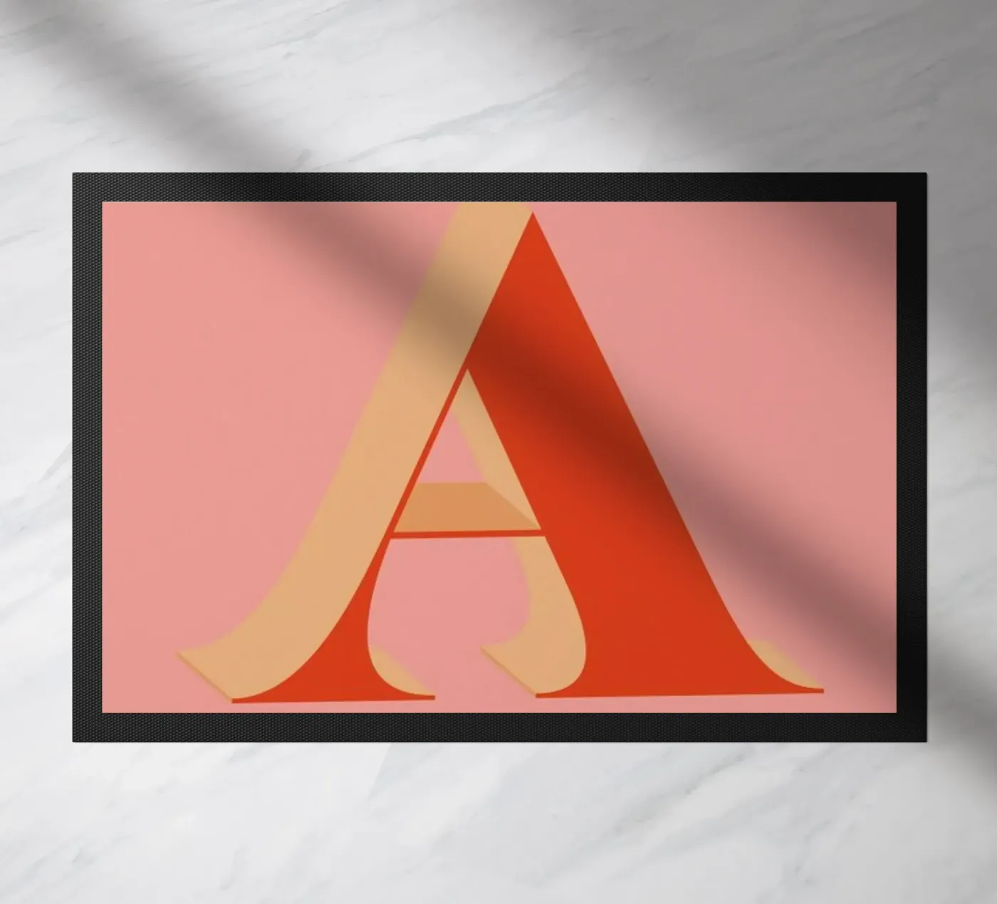 Red A deurmat van daylight design studio