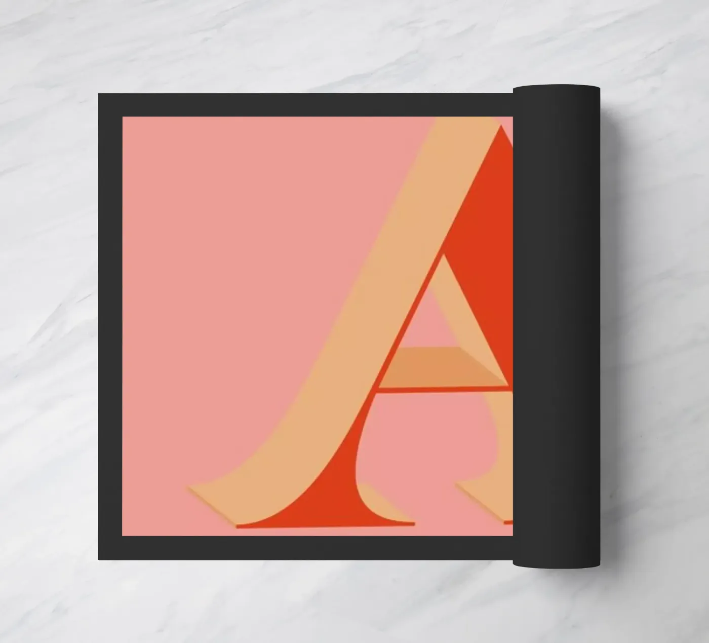 Red A deurmat van daylight design studio